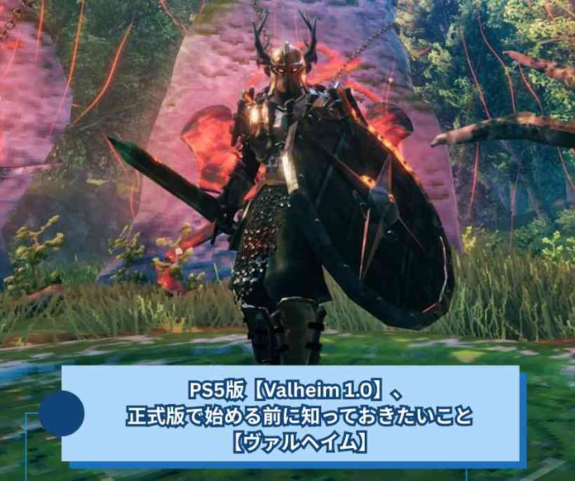 PS5版【Valheim 1.0】、正式版で始める前に知っておきたいこと【ヴァルヘイム】