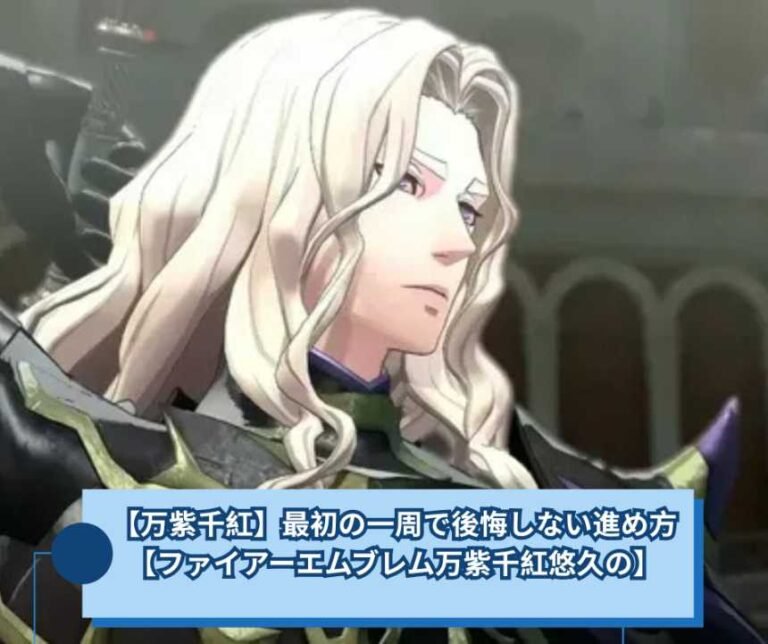 【万紫千紅】最初の一周で後悔しない進め方【ファイアーエムブレム万紫千紅悠久の】