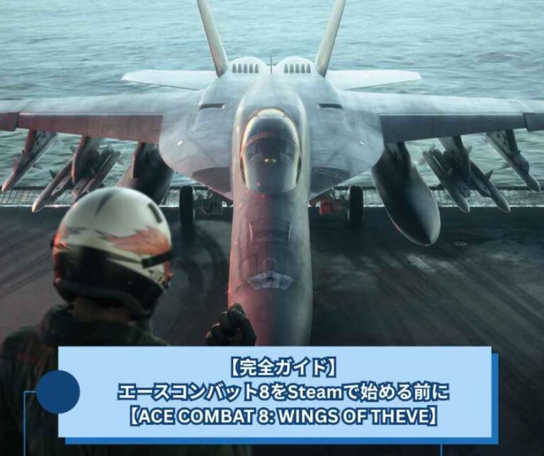 【完全ガイド】エースコンバット8をSteamで始める前に【ACE COMBAT 8 WINGS OF THEVE】