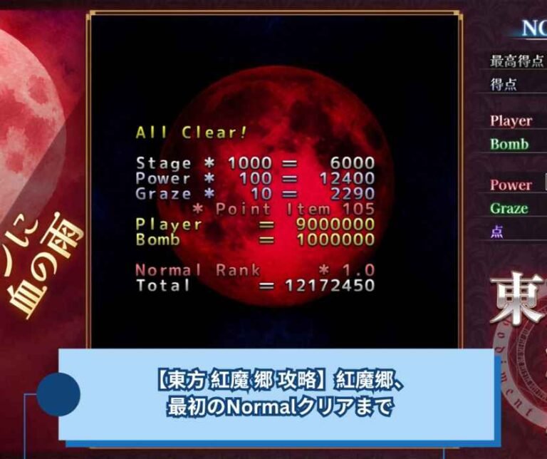 【東方 紅魔 郷 攻略】紅魔郷、最初のNormalクリアまで