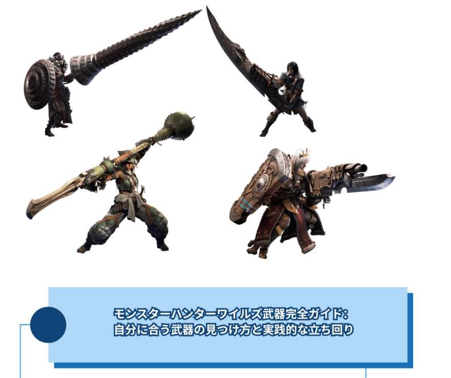 モンスターハンターワイルズ武器完全ガイド：自分に合う武器の見つけ方と実践的な立ち回り